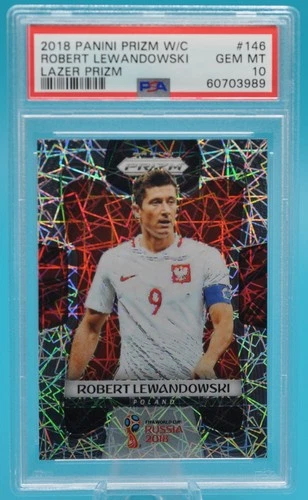 Robert Lewandowski 2018 Panini Prizm World Cup Lazer Prizm #146