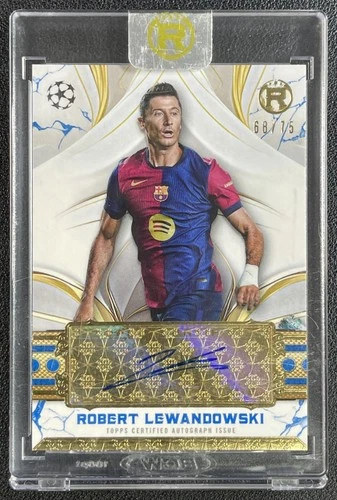 Robert Lewandowski 2024 Topps Reverence Blue /75