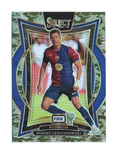 Robert Lewandowski 2024 Panini Select Camo Prizm /135