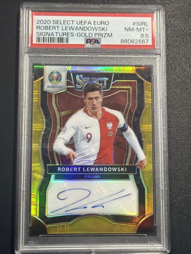 Robert Lewandowski 2020 Panini Select Gold