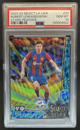 Robert Lewandowski 2023 Panini Select Peacock #23