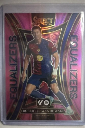 Robert Lewandowski 2024 Panini Select Pink Prizm /25