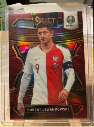 Robert Lewandowski 2020 Panini Select Prizm /165