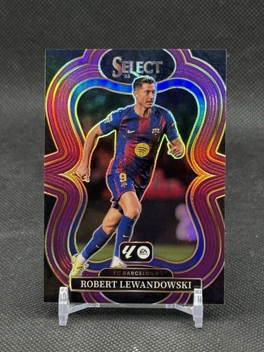 Robert Lewandowski 2025 Panini Select Púrpura /125