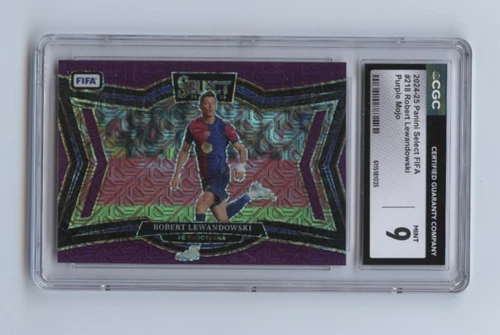 Robert Lewandowski 2024 Panini Select Purple Mojo