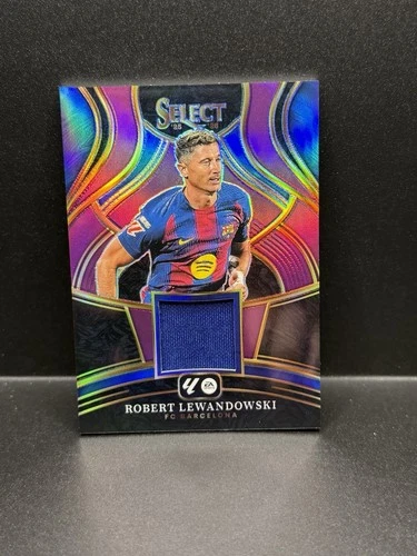 Robert Lewandowski 2025 Panini Select Purple Prizm /49