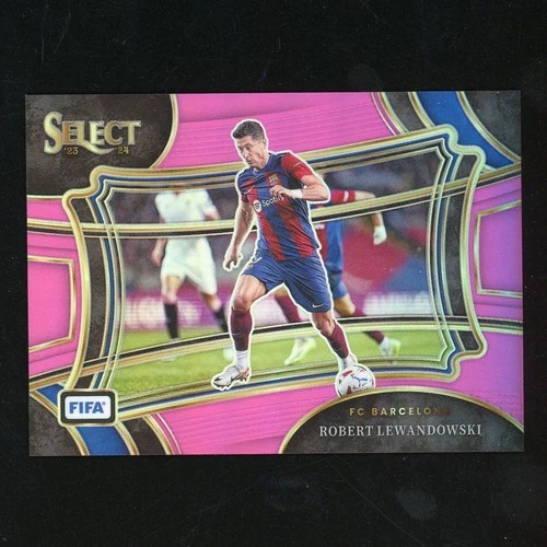 Robert Lewandowski 2023 Panini Select Purple Prizm /75