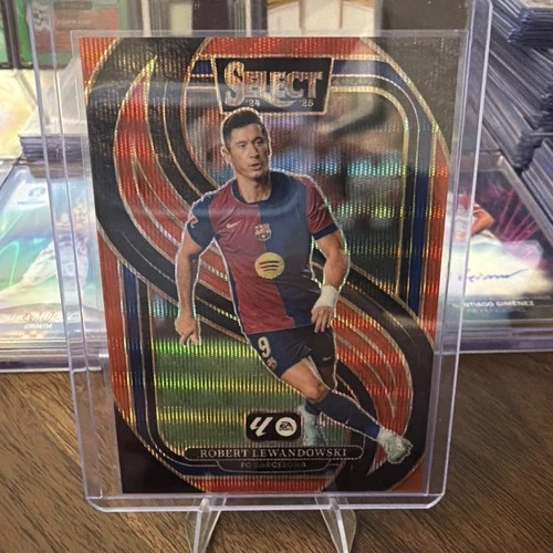 Robert Lewandowski 2024 Panini Select Red Wave /59
