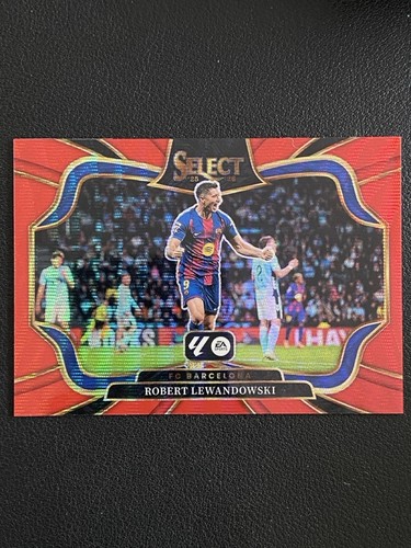 Robert Lewandowski 2026 Panini Select Red Wave /59