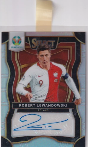 Robert Lewandowski 2020 Panini Select Silver Prizm