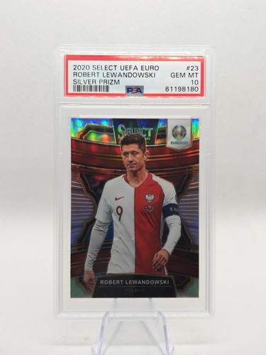 Robert Lewandowski 2020 Panini Select Silver Prizm #23