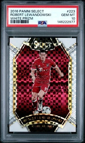 Robert Lewandowski 2016 Panini Select White Prizm /99
