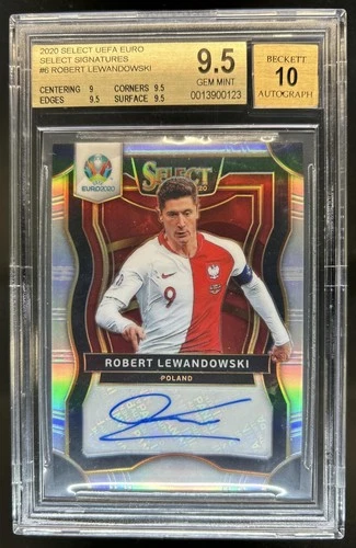 Robert Lewandowski 2020 Panini Seleziona UEFA Euro #SI-SL