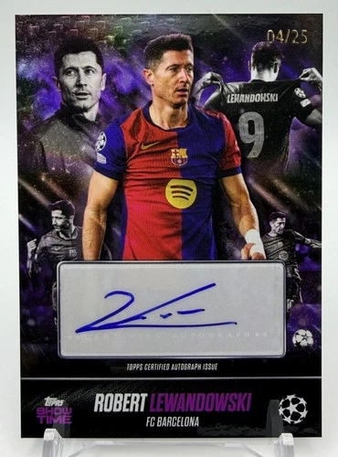 Robert Lewandowski 2025 Topps Show Time /25