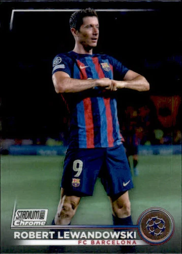 Robert Lewandowski 2023 Topps Stadium Club Chrome