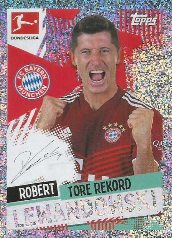 Robert Lewandowski 2021 Topps Bundesliga Stickers