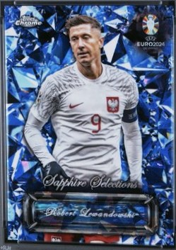 Robert Lewandowski 2024 Topps Chrome UEFA EURO