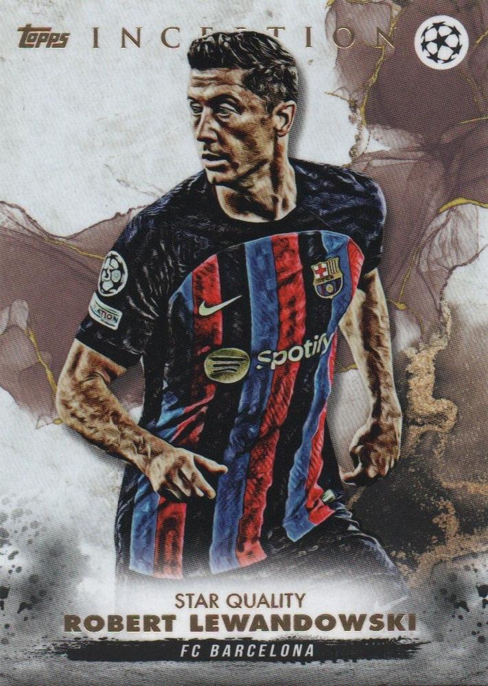 Robert Lewandowski 2022 Topps Inception UEFA Club Competitions