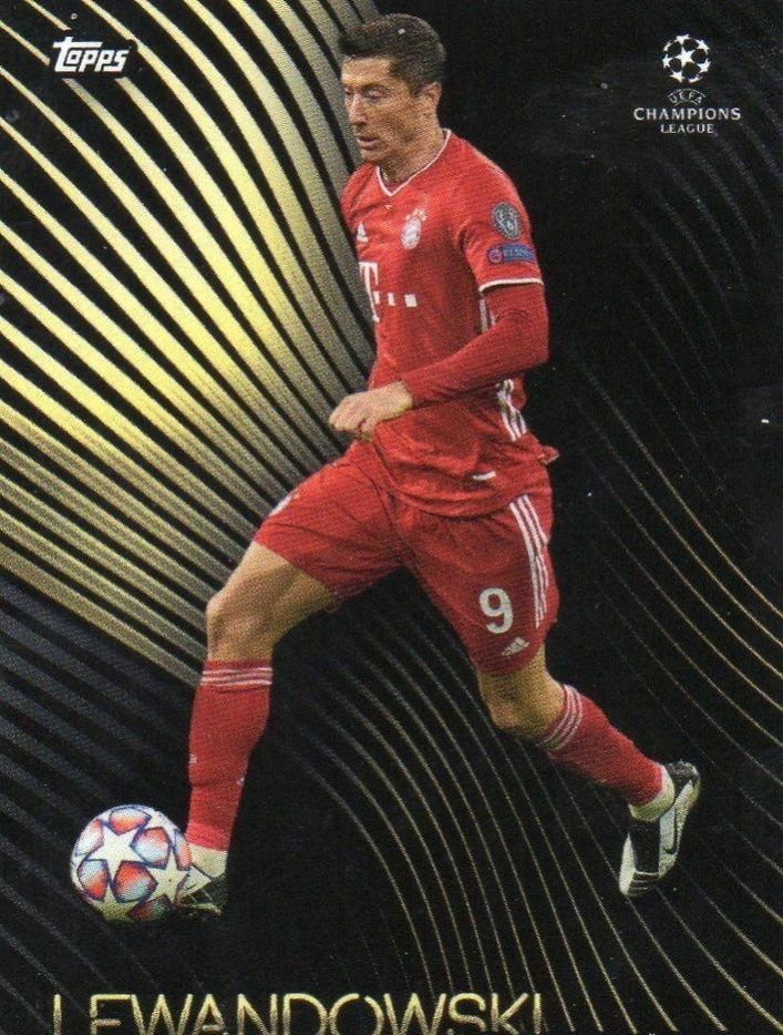 Robert Lewandowski 2021 Topps Knockout UEFA Champions League