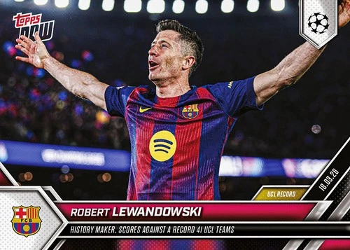 Robert Lewandowski 2025 Topps NOW 113