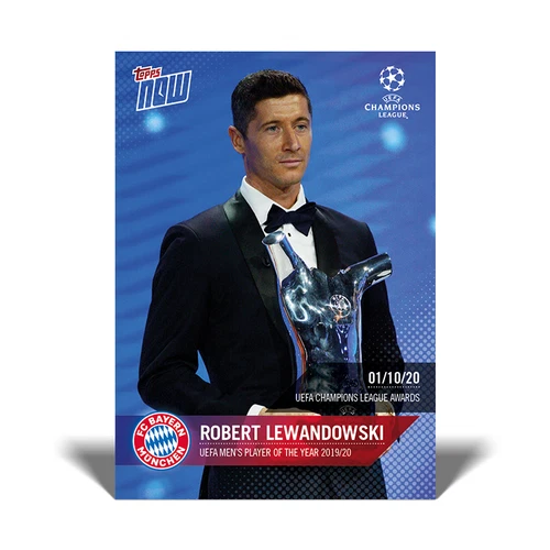Robert Lewandowski 2020 Topps NOW UCL 085
