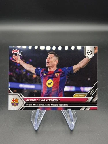 Robert Lewandowski 2025 Topps Now UCL #113