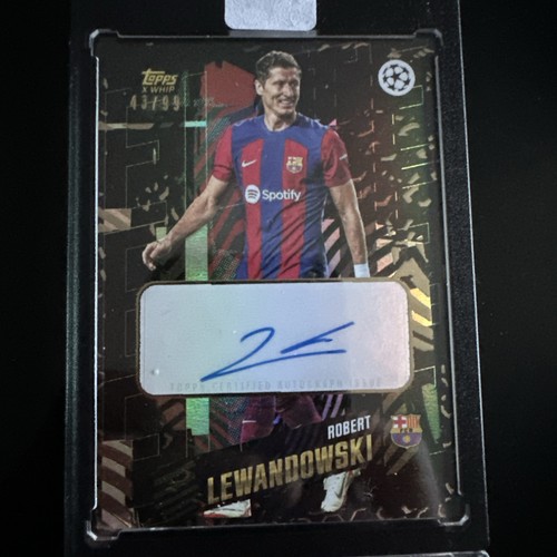 Robert Lewandowski 2023 Topps X Whip Black /99