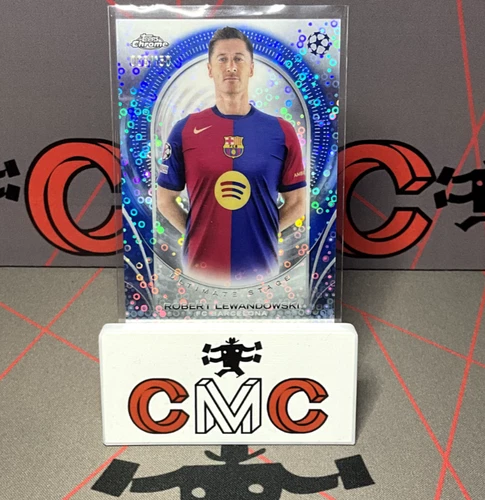 Robert Lewandowski 2024 Topps UCC Chrome Blue /150