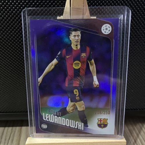 Robert Lewandowski 2025 Topps UCC Flagship Purple /250