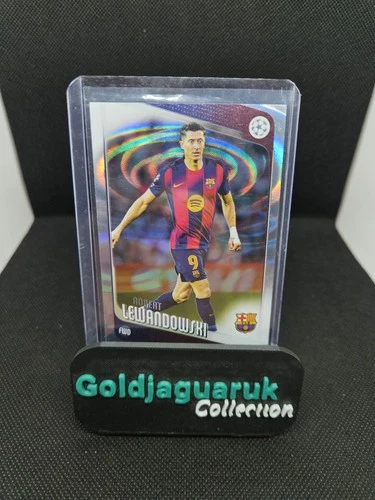 Robert Lewandowski 2025 Topps UCC Flagship Raindrop