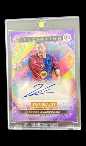 Robert Lewandowski 2024 Topps UCC Inception Purple /25