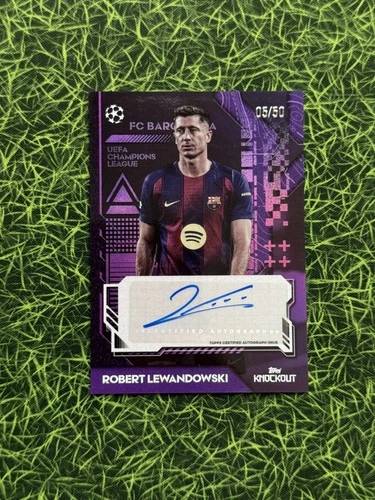Robert Lewandowski 2025 Topps UCC Knockout /50