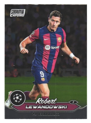 Robert Lewandowski 2023 Topps UCC Stadium Club Chrome