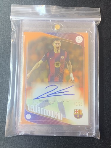 Robert Lewandowski 2025 Topps UCL Gold /25