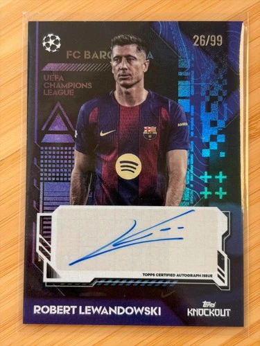 Robert Lewandowski 2025 Topps UEFA Champions League /99