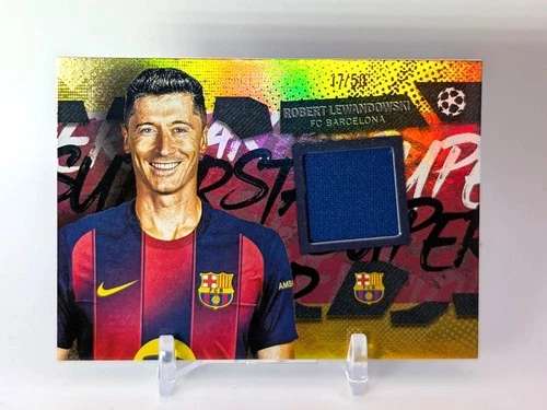 Robert Lewandowski 2025 Topps UEFA Club Competitions Gold /50