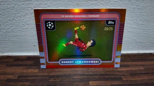 Robert Lewandowski 2025 Topps UEFA Club Competitions Orange /25