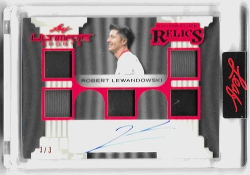 Robert Lewandowski 2024 Leaf Ultimate Sports /3