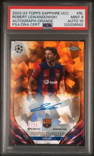 Robert Lewandowski 2023 Topps Zafiro Naranja /25