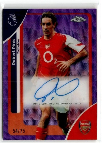 Robert Pires 2026 Topps Chrome Purple Wave /75