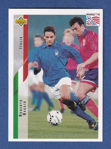 Roberto Baggio 1994 Upper Deck Collector's Choice World Cup Stickers