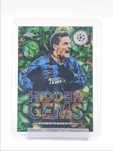 Roberto Baggio 2025 Topps Cromo UEFA Refractor