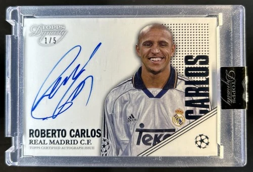 Roberto Carlos 2022 Topps Dynasty Black /5
