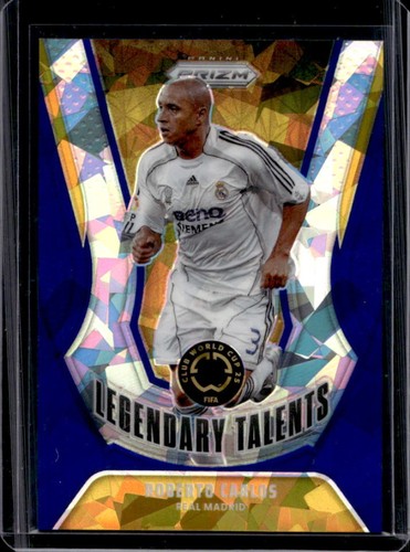 Roberto Carlos 2025 Panini Prizm FIFA Club World Cup Blue Ice /99