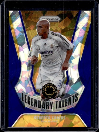 Roberto Carlos 2025 Panini Prizm FIFA Club World Cup Ghiaccio Blu /99