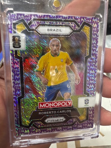 Roberto Carlos 2026 Panini Prizm Purple Shimmer /50