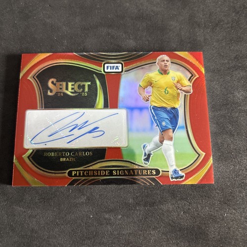 Roberto Carlos 2024 Panini Select Red Prizm