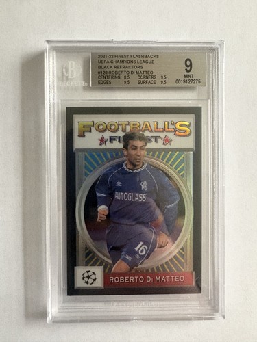 Roberto Di Matteo 2021 Topps Finest Black Refractor /25