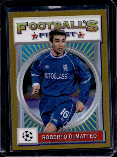 Roberto Di Matteo 2021 Topps Finest Gold Refractor /50
