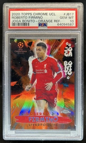 Roberto Firmino 2020 Topps Chrome Orange /25